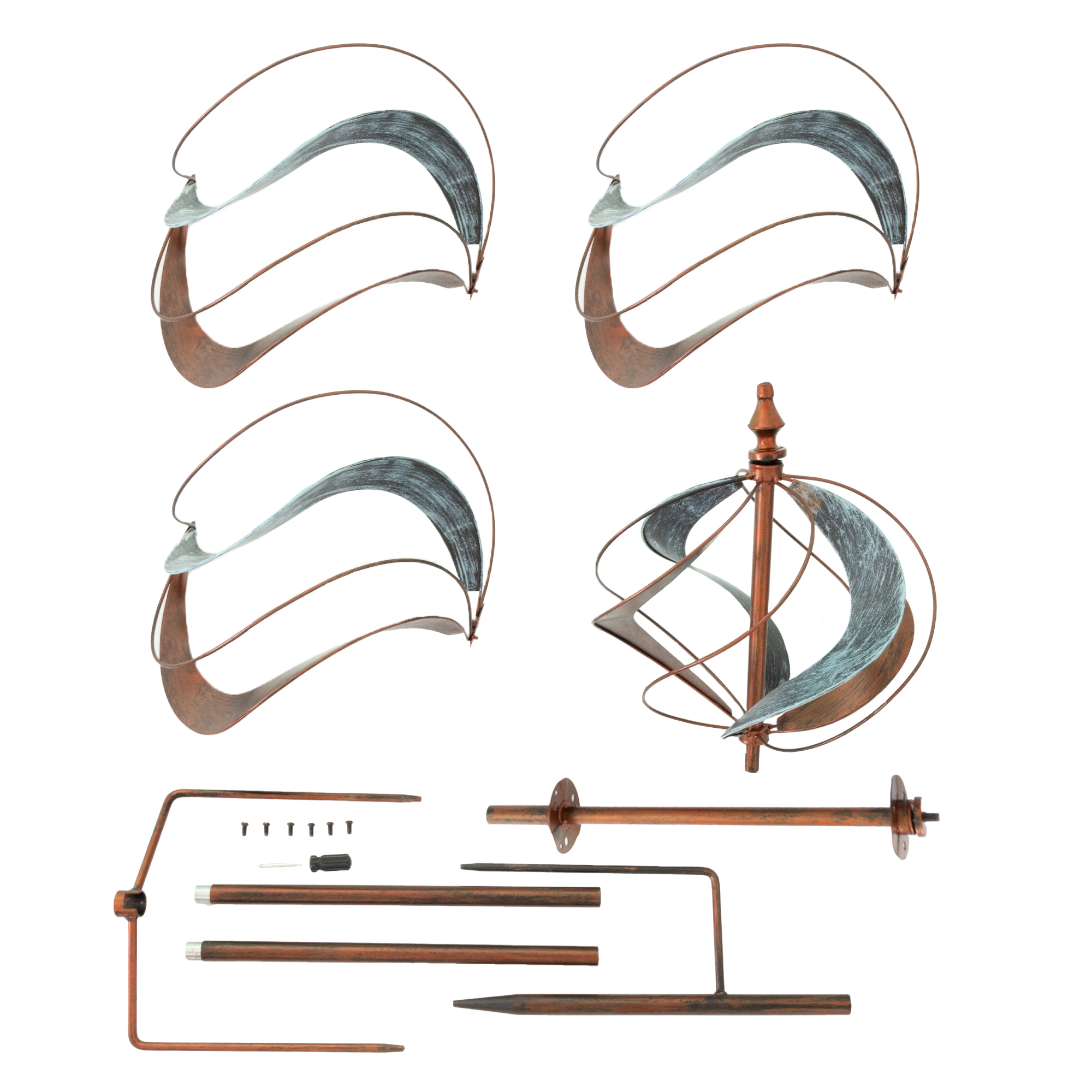 Windrad “Tulip” mit 2 gegenläufigen Rotoren, Gartendeko, 213 cm hoch NA187 Windrad “Tulip” mit 2 gegenläufigen Rotoren, Gartendeko, 213 cm hoch NA187