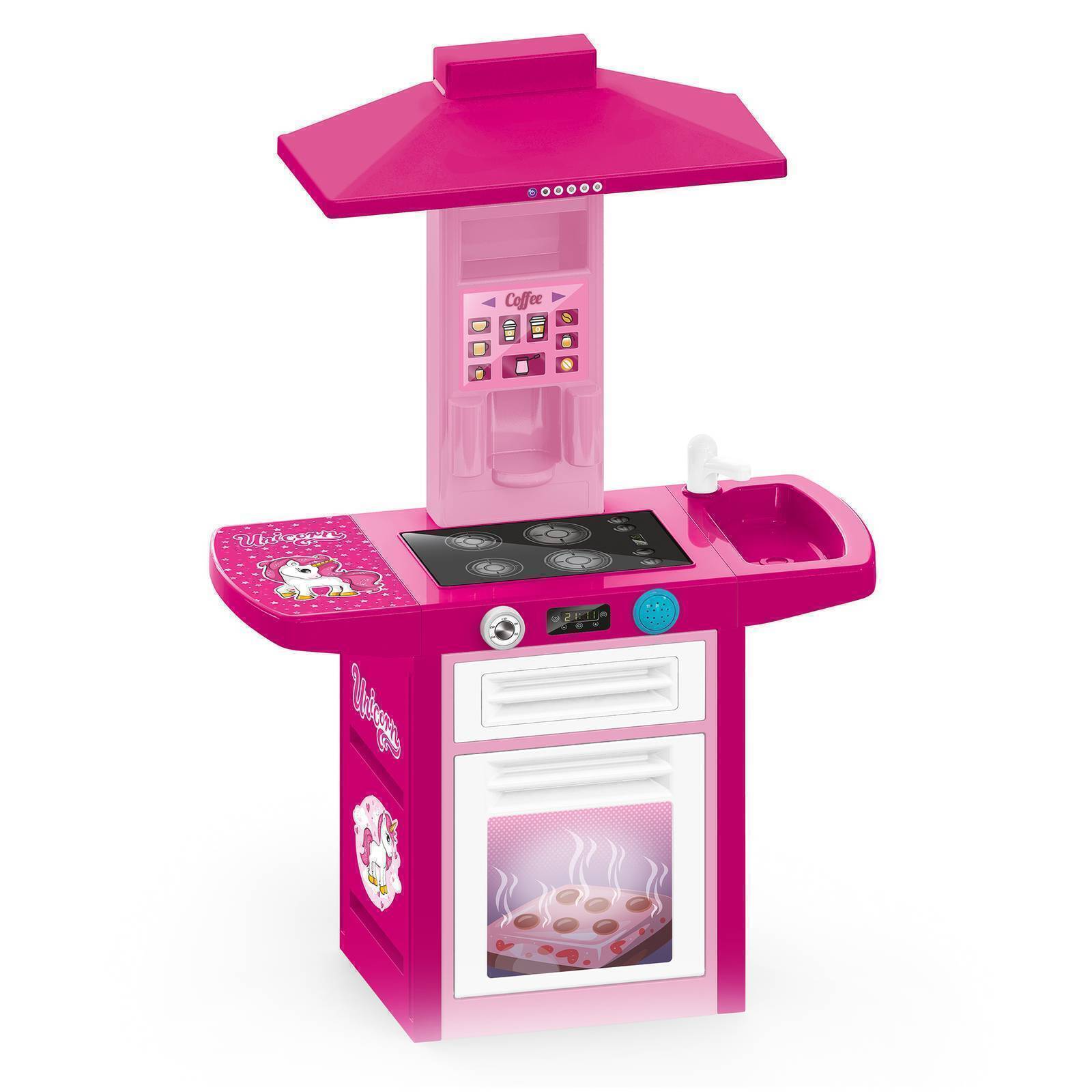 Kinderküche für Kinder ab 3 Jahre, Spielküche mit 18-teiligem Zubehör DL-2542 Kinderküche für Kinder ab 3 Jahre, Spielküche mit 18-teiligem Zubehör DL-2542