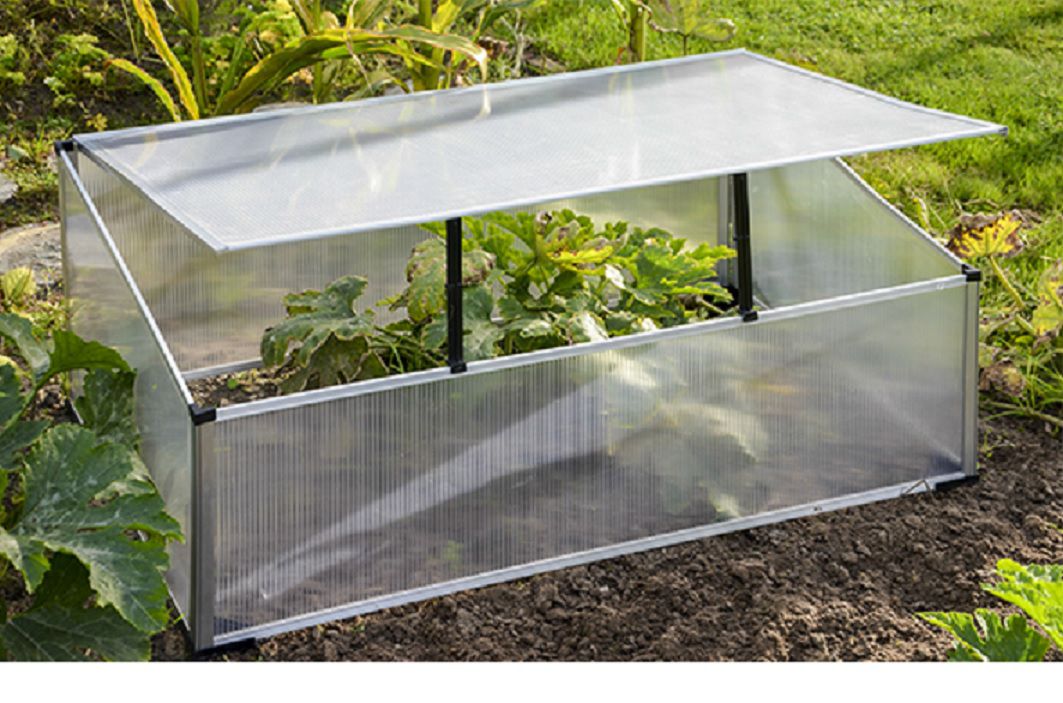 Frühbeet Aluminium 100x60x40 cm, Stecksystem HH-94146 Frühbeet Aluminium 100x60x40 cm, Stecksystem HH-94146