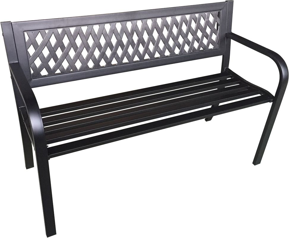 Gartenbank, Metallbank, Outdoor Bank, Eisenbank, Parkbank, schwarz HI-950538 Gartenbank, Metallbank, Outdoor Bank, Eisenbank, Parkbank, schwarz HI-950538