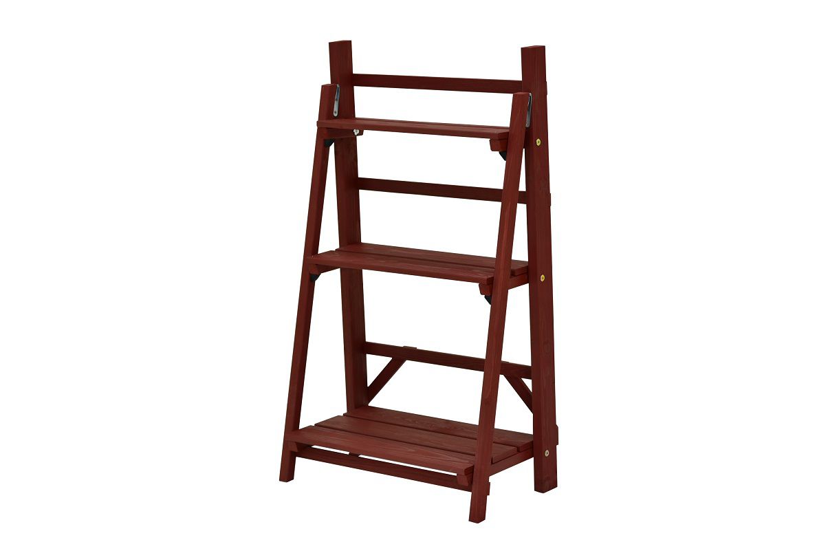 Regal aus Holz, klappbar, Pflanztreppe, Balkonregal NA051_R Regal aus Holz, klappbar, Pflanztreppe, Balkonregal NA051_R