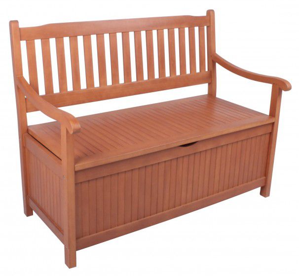 Bank HOUSTON mit Staufach Gartenbank Holzbank HI-985040 Bank HOUSTON mit Staufach Gartenbank Holzbank HI-985040