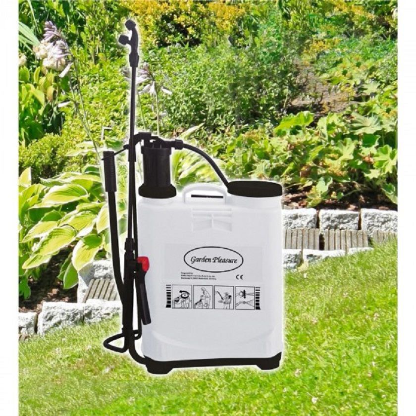 Rückendrucksprüher 16l mit gepolstertem Gurt HI-507065