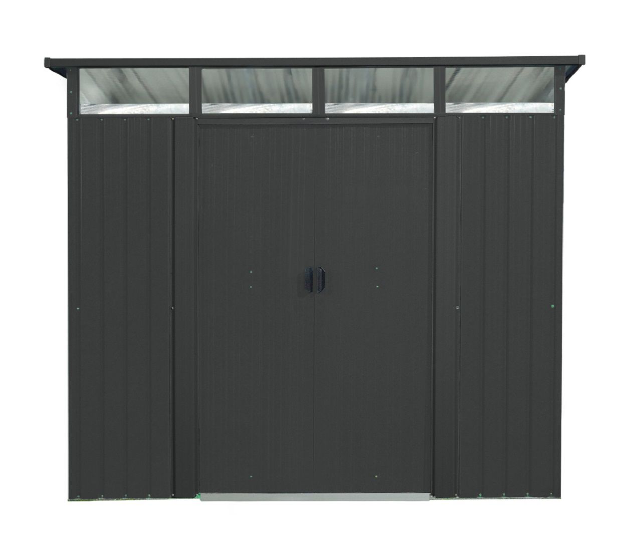 Gerätehhaus Lübeck, Metallschuppen mit Pultdach, Gartenhaus aus Metall EPH-40003739 Gerätehhaus Lübeck, Metallschuppen mit Pultdach, Gartenhaus aus Metall EPH-40003739