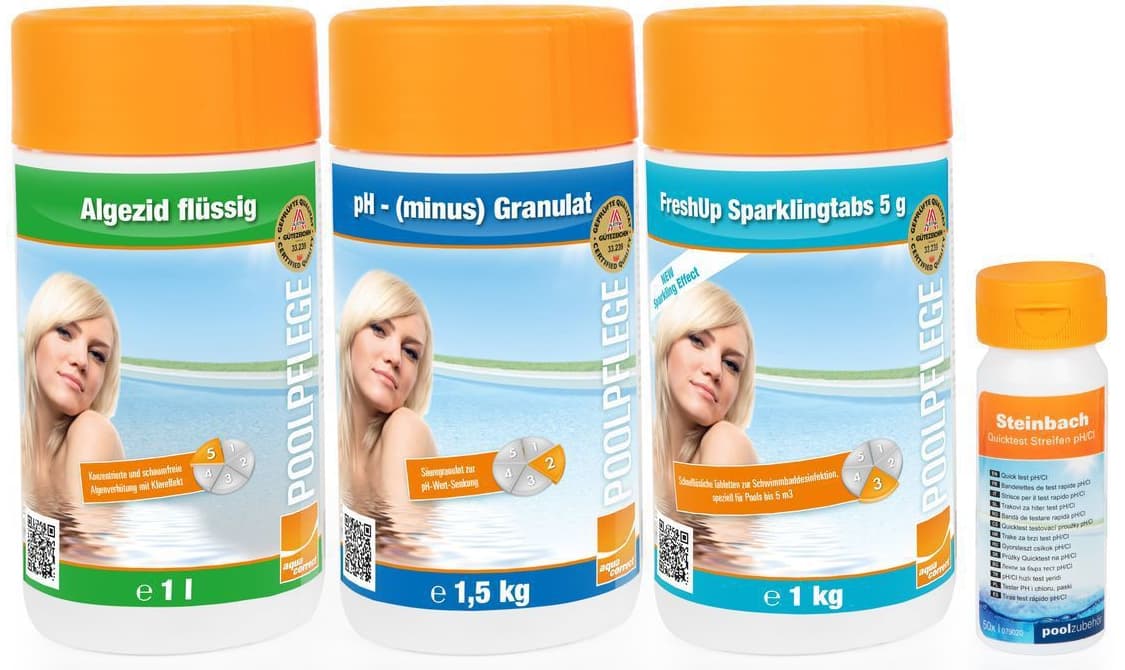 Pool Pflegeset, 3-teilig, Wasserpflege IN-0759009TS Pool Pflegeset, 3-teilig, Wasserpflege IN-0759009TS