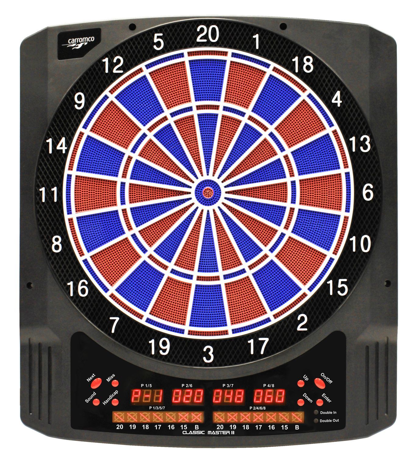 Elektronisches Dartboard CLASSIC MASTER II, 2-Loch CC-92656 Elektronisches Dartboard CLASSIC MASTER II, 2-Loch CC-92656