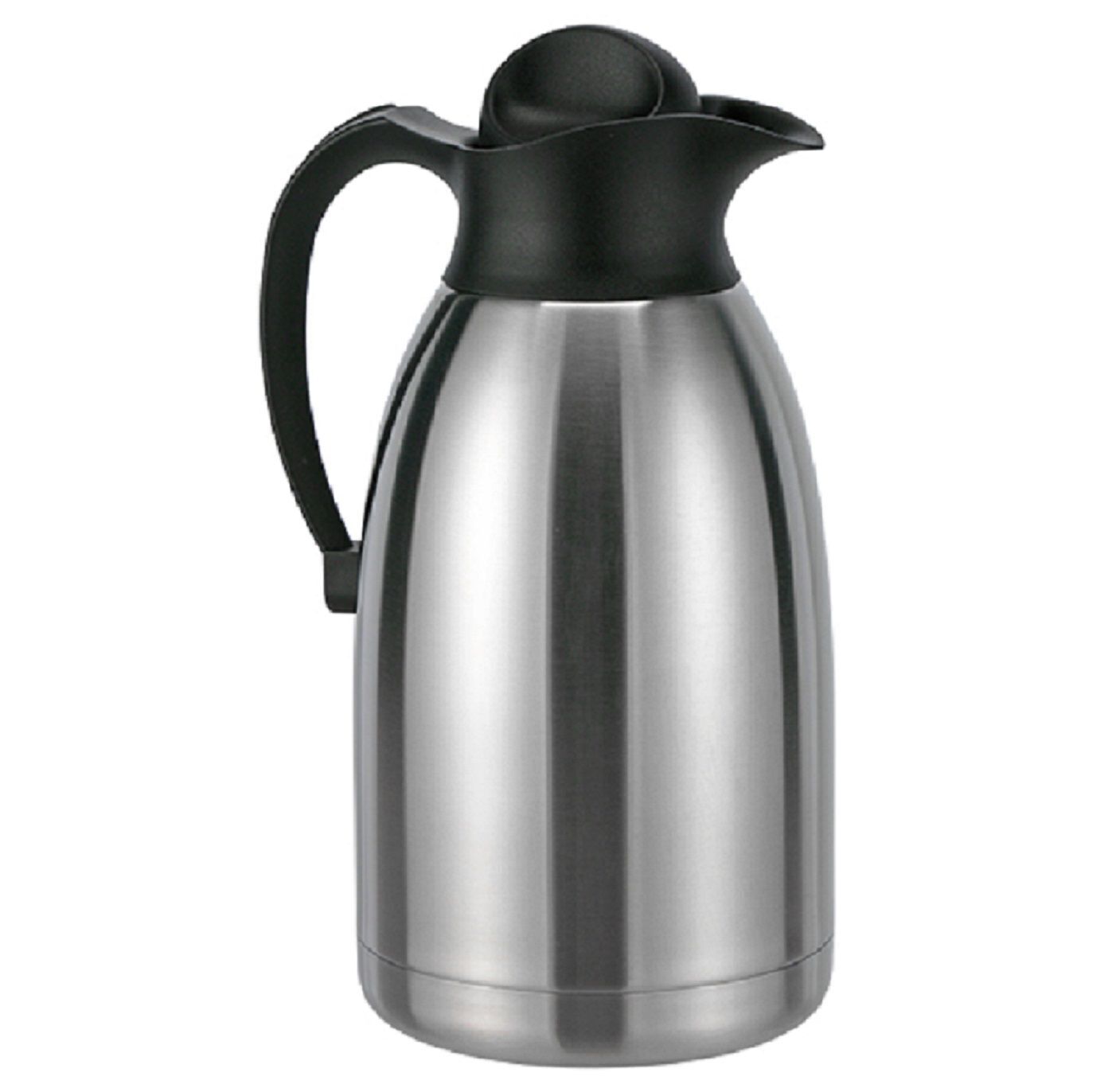 Isolierkanne aus Edelstahl, 2 Liter, mit Drehverschluss, Thermoskanne HH-26053 Isolierkanne aus Edelstahl, 2 Liter, mit Drehverschluss, Thermoskanne HH-26053