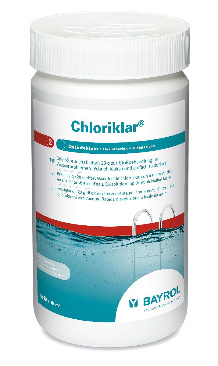 Bayrol Chloriklar 20g, Chlortablette zur Stoßbehandlung BY-1131113 Bayrol Chloriklar 20g, Chlortablette zur Stoßbehandlung BY-1131113