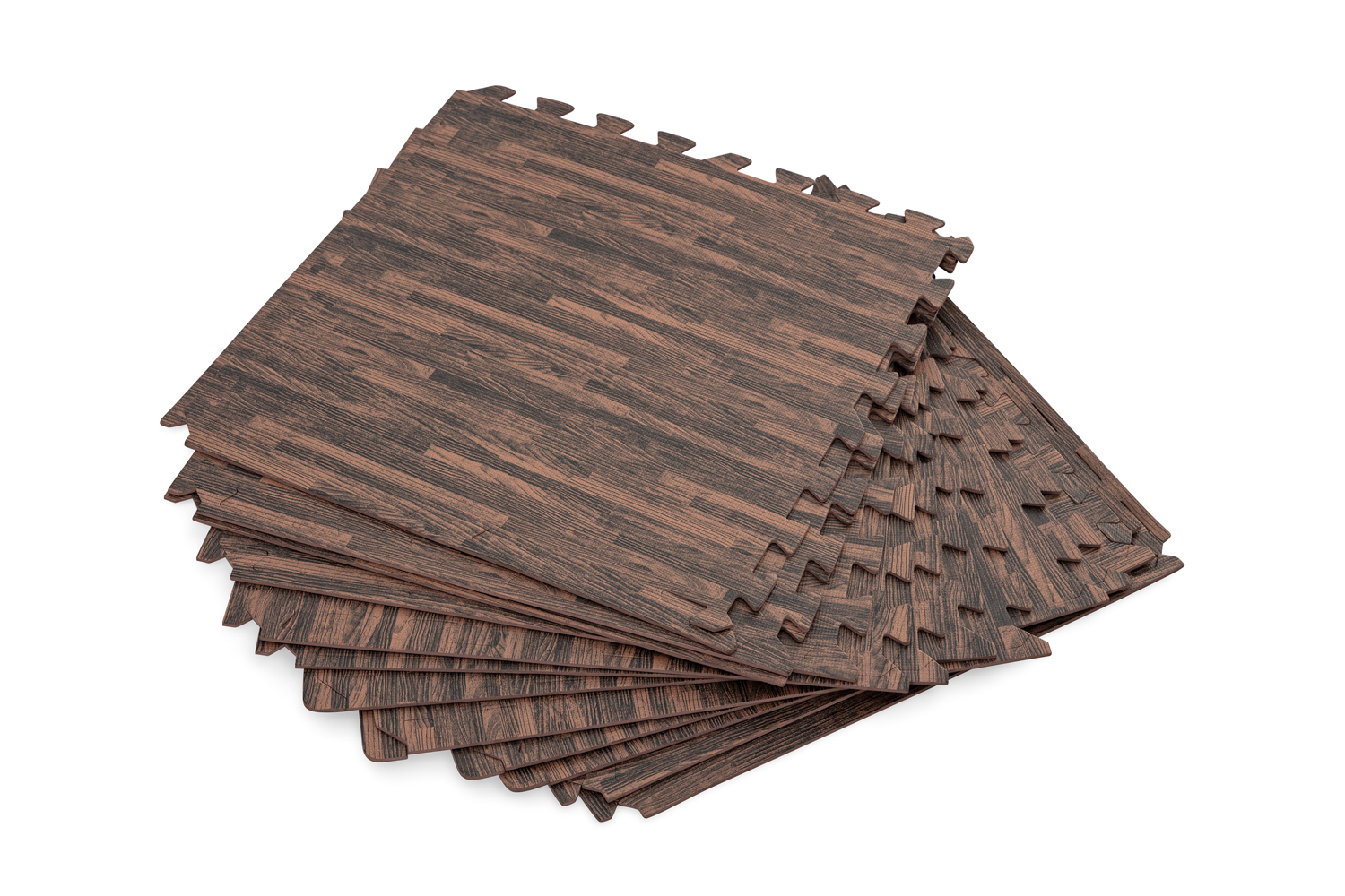 Pool-Bodenschutzfliesen Set 9 Stück á 50 x 50 cm, Palisander (Holz-Optik) 58712_24