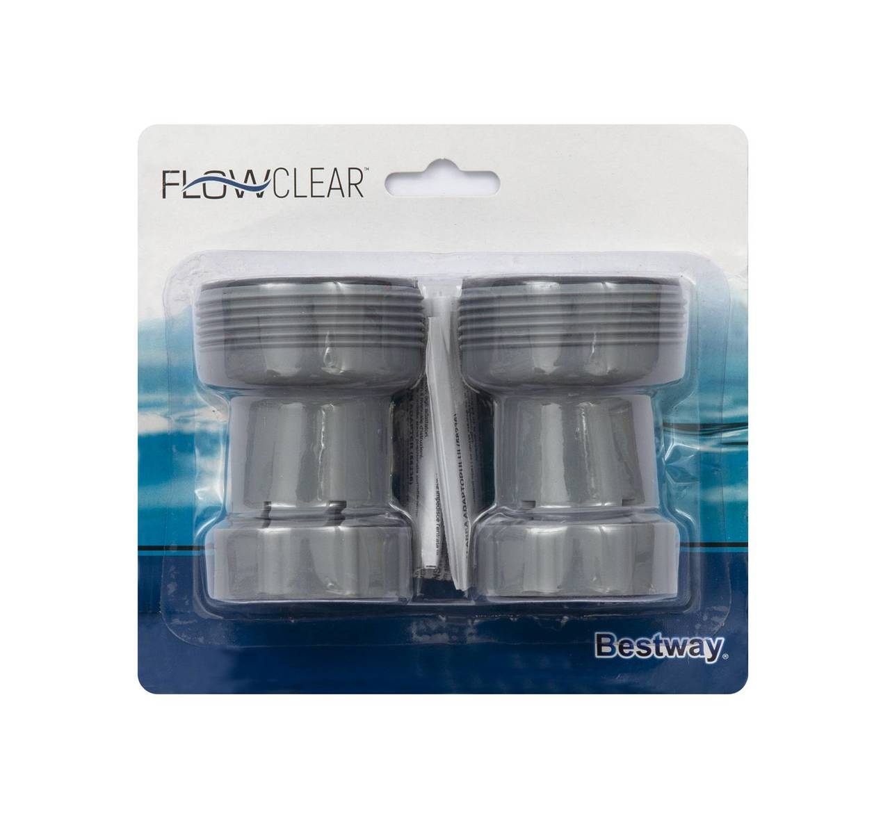 Flowclear Schlauchadapter für 38mm Schläuche auf 32mm Anschlüsse 58236_19 Flowclear Schlauchadapter für 38mm Schläuche auf 32mm Anschlüsse 58236_19