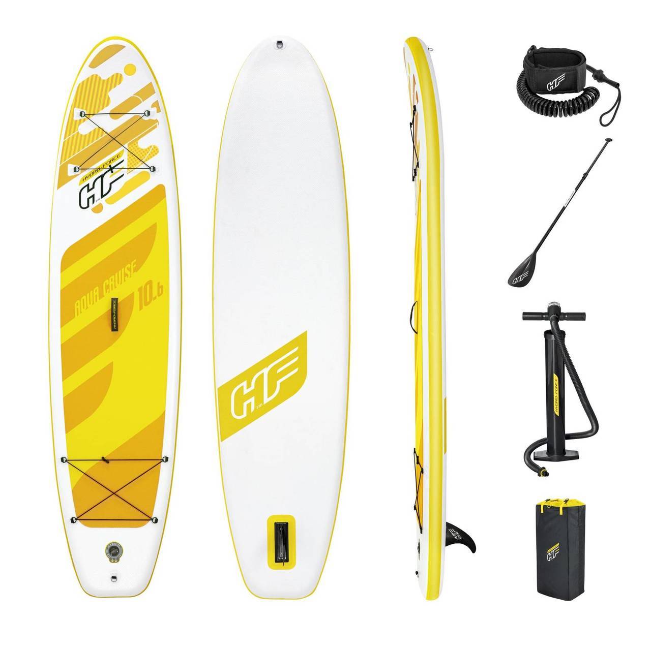 Hydro-Force SUP Touring Board-Set Aqua Cruise 320 x 76 x 12 cm mit Paddel 65348_22 Hydro-Force SUP Touring Board-Set Aqua Cruise 320 x 76 x 12 cm mit Paddel 65348_22