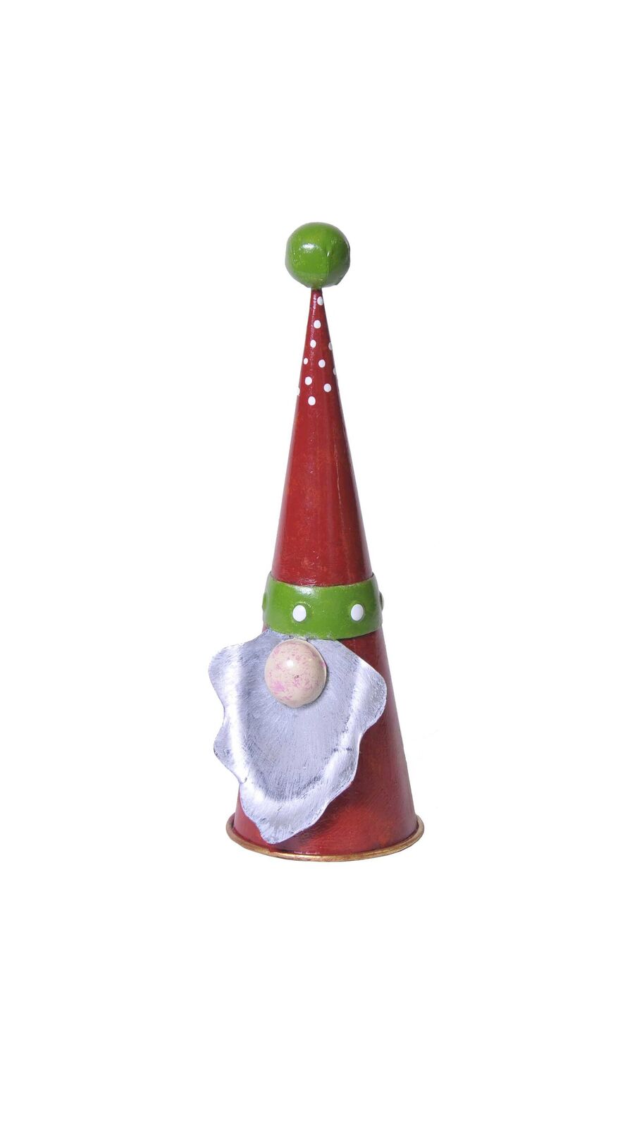 Zwerg, konisch, stehend, rot mit Punkten, S, 20 cm MD-17689 Zwerg, konisch, stehend, rot mit Punkten, S, 20 cm MD-17689