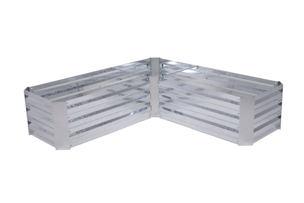 Eck-Beetumrandung, Pflanzkasten, Kräuter Hochbeet, Pflanzen, Gemüse Beet HI-507428