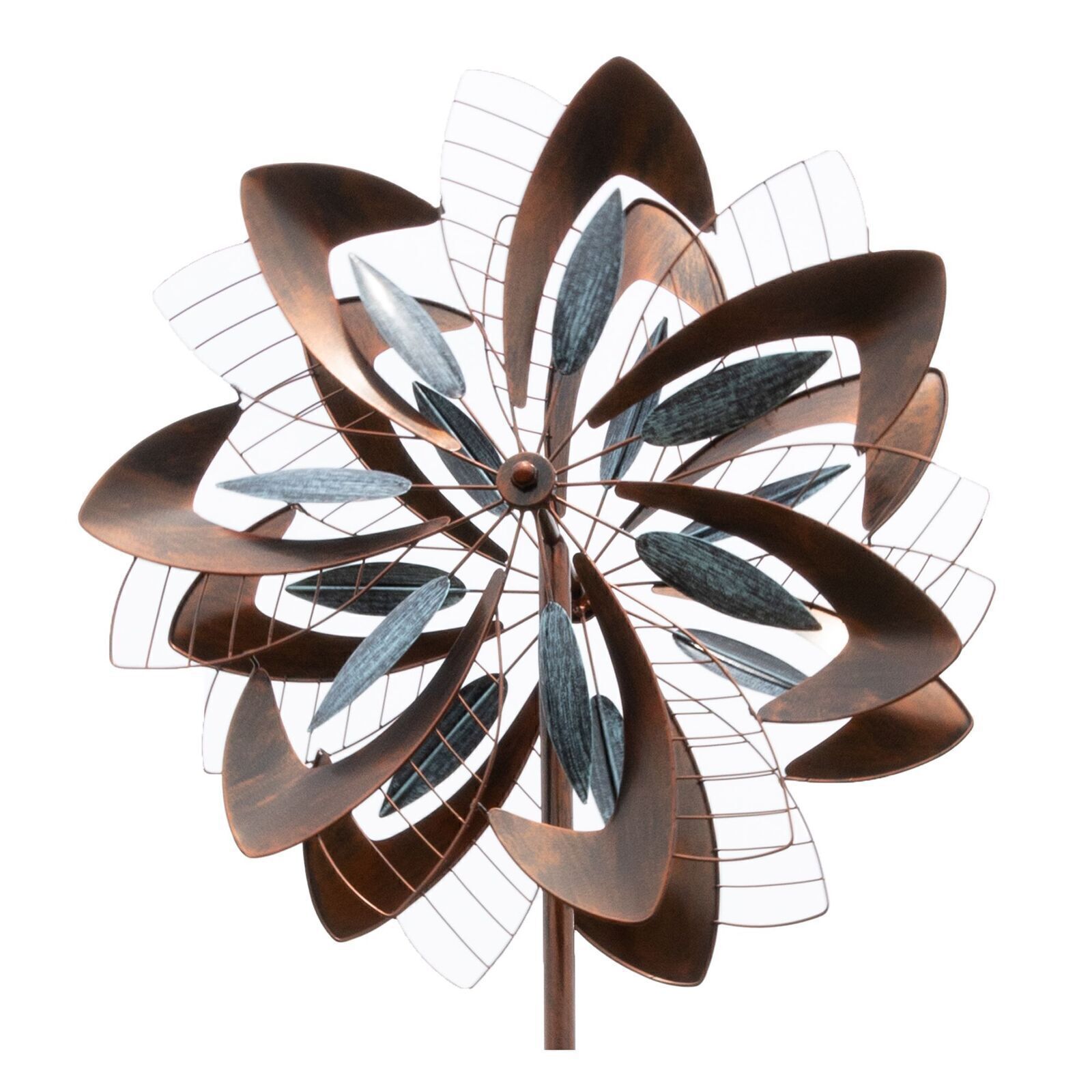 Windrad “Dandelion” mit 2 gegenläufigen Propellern, Gartendeko, 213 cm hoch NA185 Windrad “Dandelion” mit 2 gegenläufigen Propellern, Gartendeko, 213 cm hoch NA185
