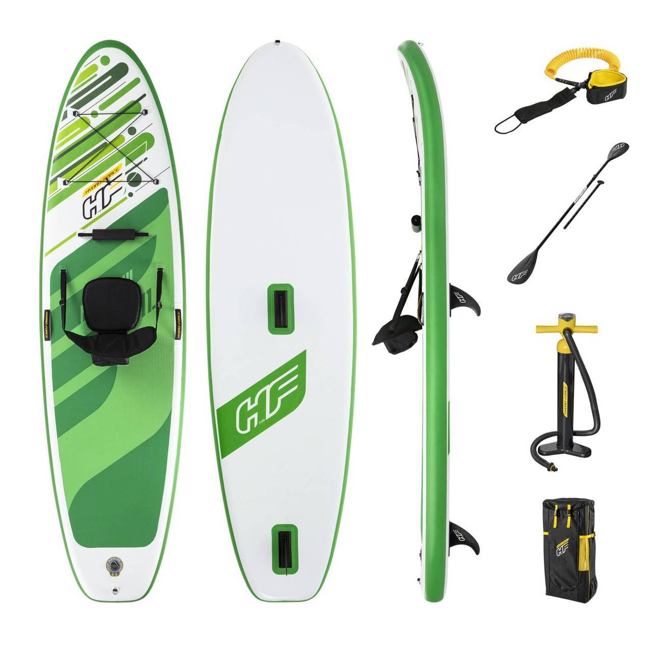 HYDRO-FORCE SUP-Race-Fast Touring-Board-Set Freesoul Tech 340x89x15cm 65310_22