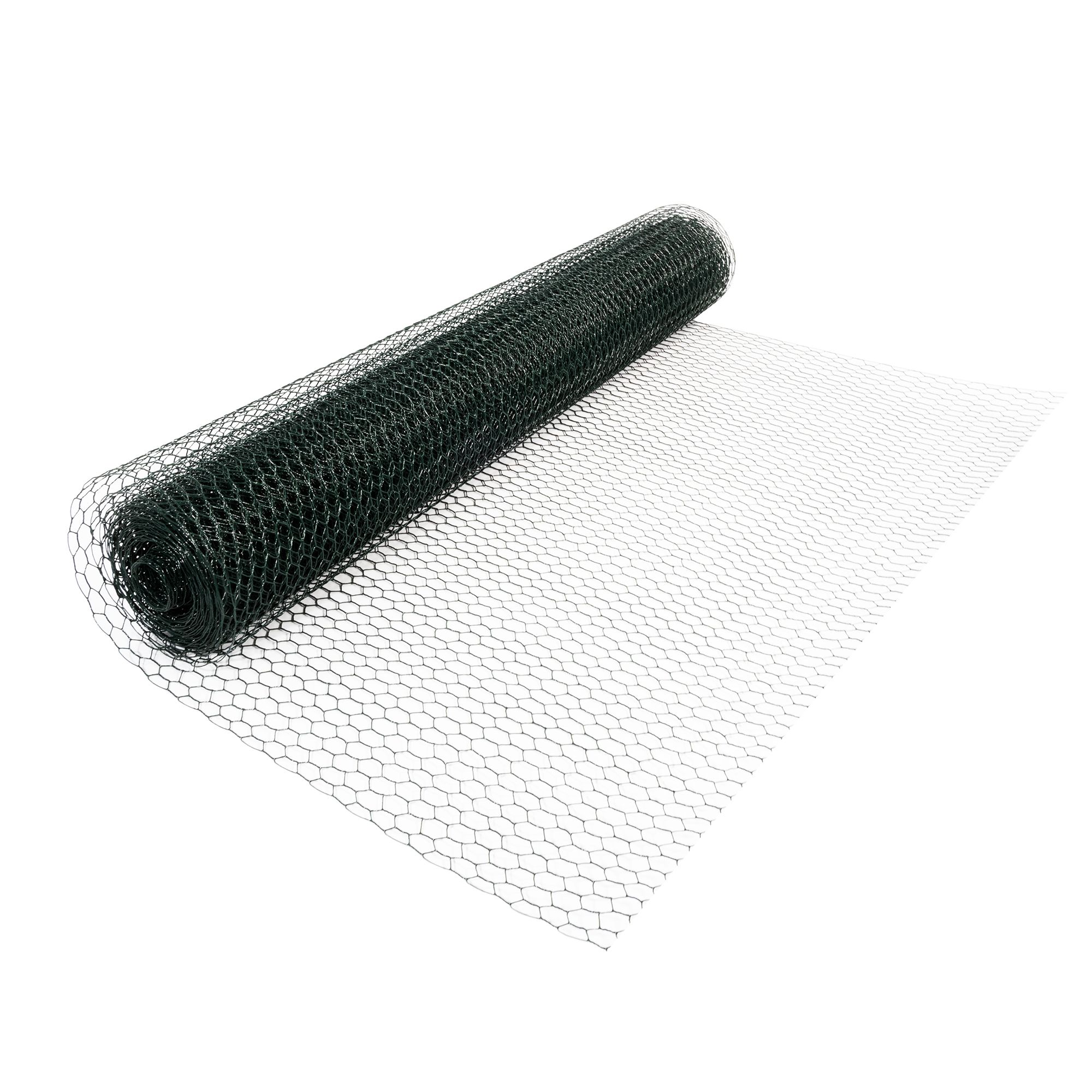 Maschendrahtzaun PVC-beschichtet, 100 cm hoch, Hasendraht für Kleintiergehege NA227_10 Maschendrahtzaun PVC-beschichtet, 100 cm hoch, Hasendraht für Kleintiergehege NA227_10