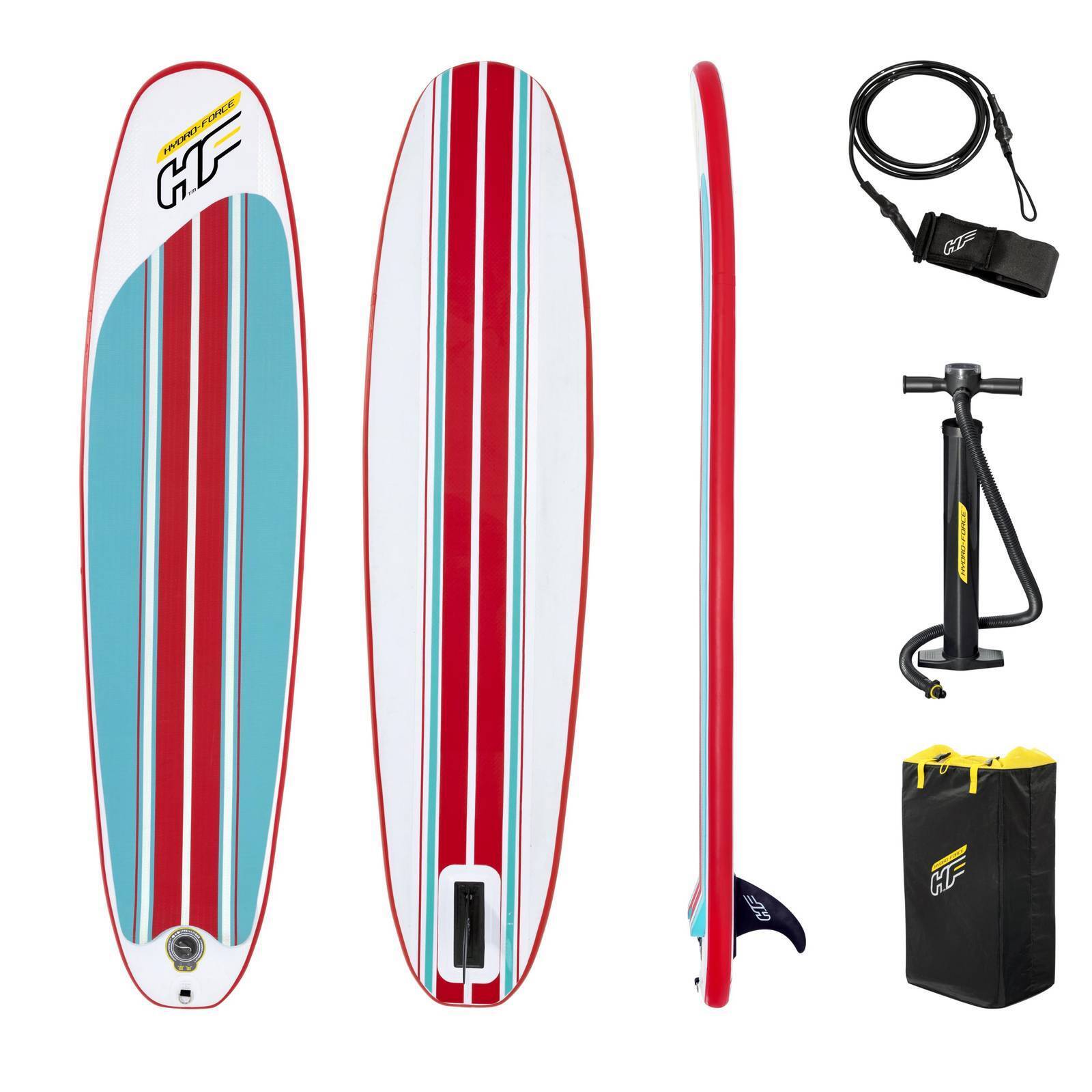 Hydro-Force aufblasbares SUP Surfboard-Set 243 x 57 x 7 cm 65336_21 Hydro-Force aufblasbares SUP Surfboard-Set 243 x 57 x 7 cm 65336_21