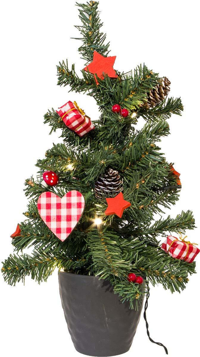 LED Weihnachtsbaum, fertig dekorierter Tannenbaum, 10 LEDs, Weihnachtsdeko ET-BXB4628 LED Weihnachtsbaum, fertig dekorierter Tannenbaum, 10 LEDs, Weihnachtsdeko ET-BXB4628