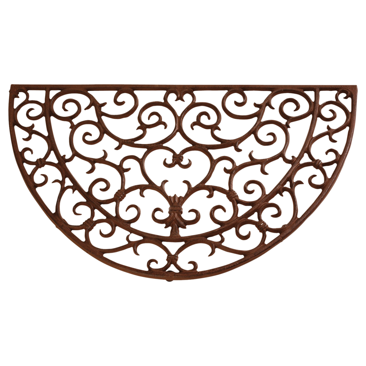 Türmatte antik halbrund, Abstreifer aus Gusseisen, Fußmatte ES-LH37 Türmatte antik halbrund, Abstreifer aus Gusseisen, Fußmatte ES-LH37