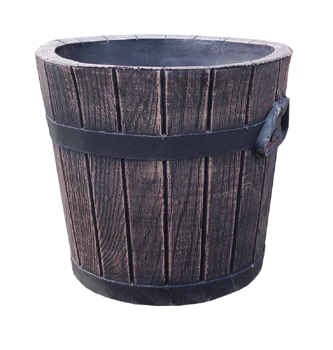 Pflanzkübel POLKA, Holzoptik, Eimer RT-6689