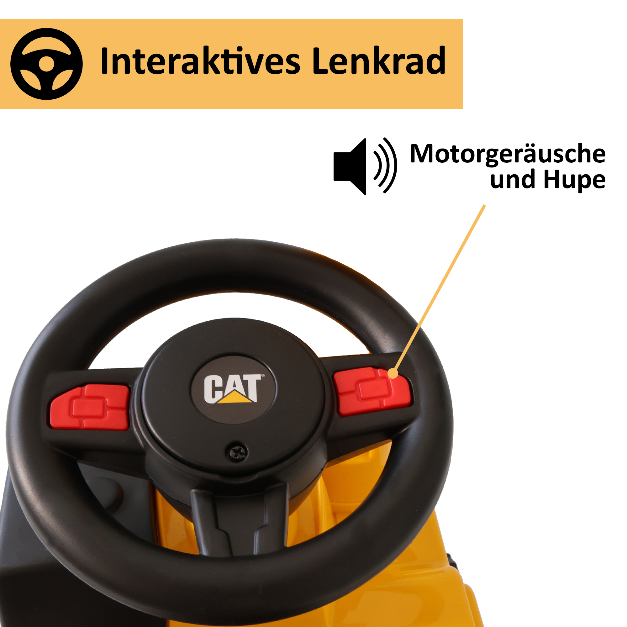 Rutschauto Kinderbagger, Bagger zum draufsitzen, Sitzbagger mit beweglicher Schaufel PT010 Rutschauto Kinderbagger, Bagger zum draufsitzen, Sitzbagger mit beweglicher Schaufel PT010