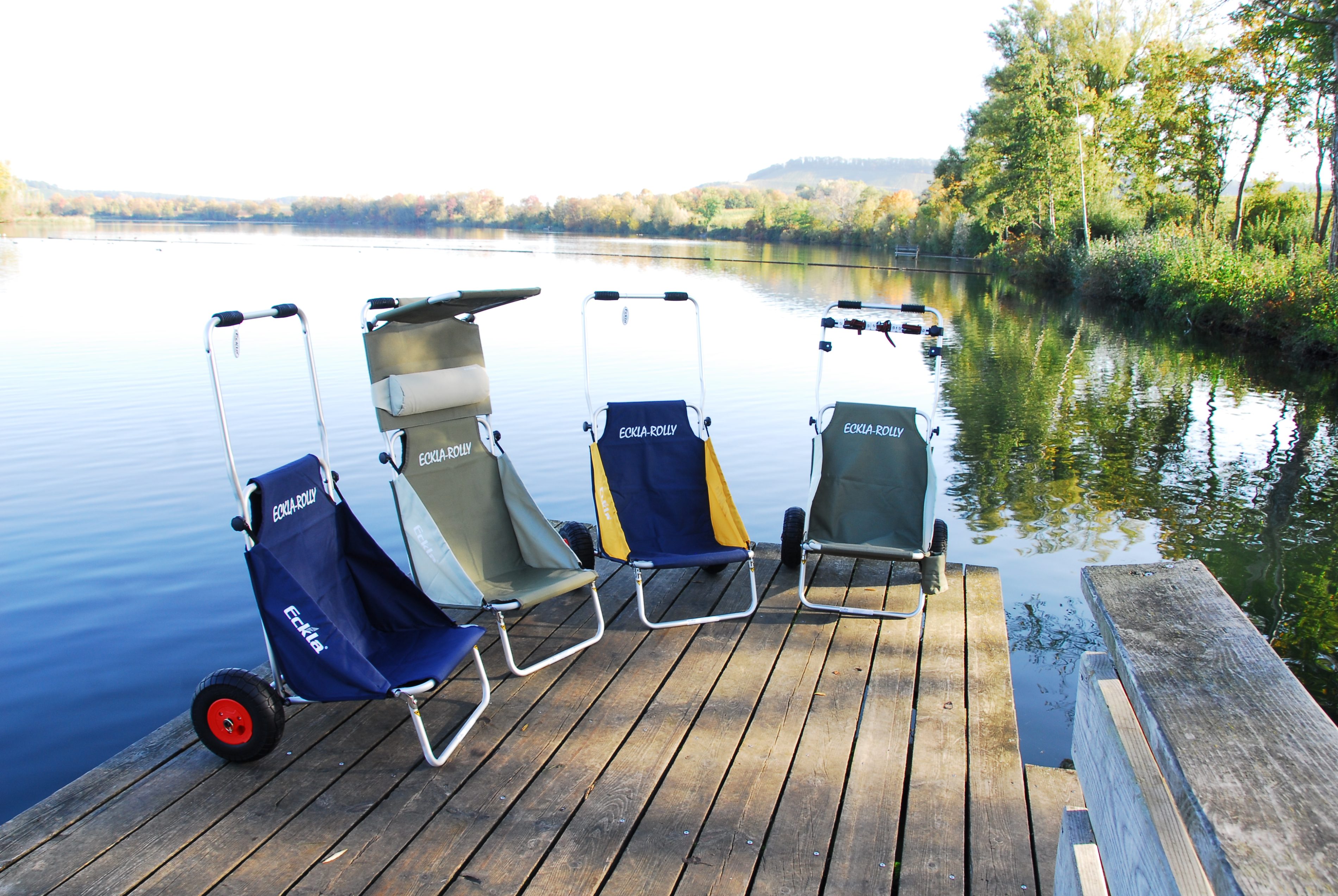 Eckla Beach Rolly in Olivgrün mit pannensicherer Bereifung, ohne Sonnendach 55560
